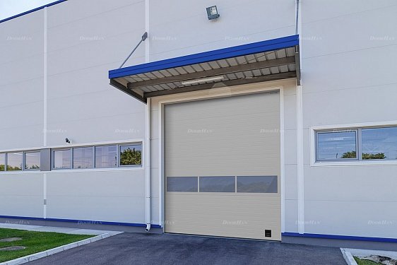 Промышленные ворота с панорамным остеклением Doorhan ISD02 (5600х4200)